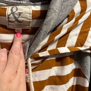 Ampersand double hoodie